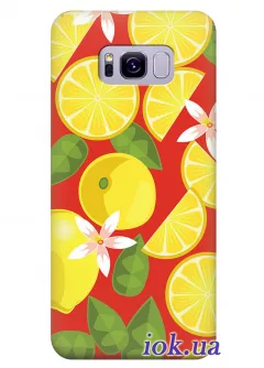 Чехол для Galaxy S8 Plus - Лимонные дольки