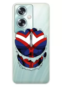Чехол для OnePlus Nord N30 SE из прозрачного силикона - My Hero Academia All Might