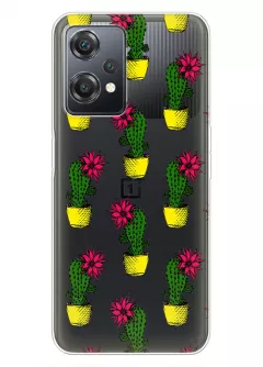 Чехол для OnePlus Nord CE 2 Lite 5G с тропическими кактусами