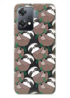 Чехол для OnePlus Nord CE 2 Lite 5G с принтом - Удивленные ленивцы
