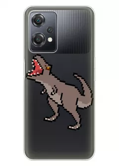 Чехол для OnePlus Nord CE 2 Lite 5G с принтом - Пиксельный динозавр