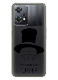 OnePlus Nord CE 2 Lite 5G чехол с аниме из прозрачного силикона - Turnip Ходячий замок