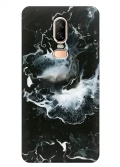 Чехол для OnePlus 6 - Всплеск мрамора