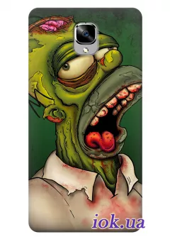 Чехол для OnePlus 3 - Зомби Гомер