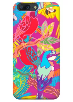 Чехол для OnePlus 5 - Попугаи