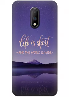 Чехол для OnePlus 7 - Life is short