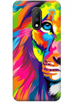 Чехол для OnePlus 7 - Красочный лев