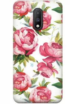 Чехол для OnePlus 7 - Розовые пионы