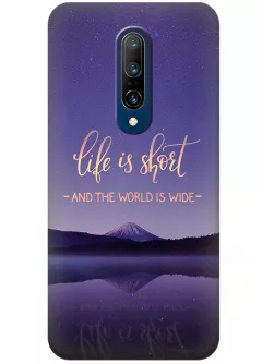 Чехол для OnePlus 7 Pro 5G - Life is short