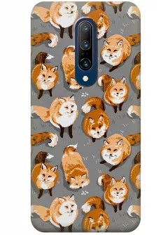 Чехол для OnePlus 7 Pro 5G - Лисички