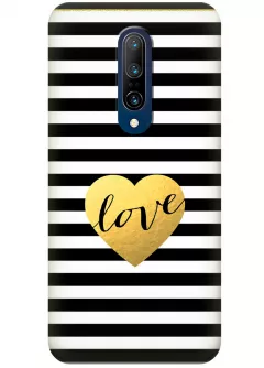 Чехол для OnePlus 7 Pro - Полосатая любовь