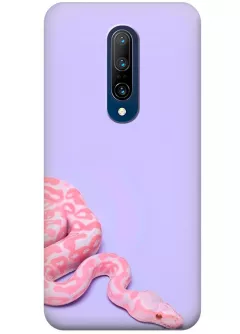 Чехол для OnePlus 7 Pro 5G - Розовая змея