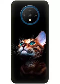 Чехол для OnePlus 7T - Зеленоглазый котик
