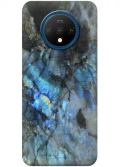 Чехол для OnePlus 7T - Синий мрамор