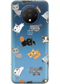 Чехол для OnePlus 7T - Котятки