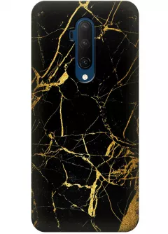 Чехол для OnePlus 7T Pro - Золотой мрамор