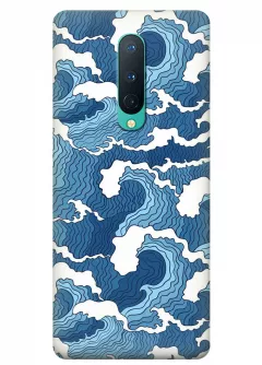 Чехол для OnePlus 8 - Нарисованные волны
