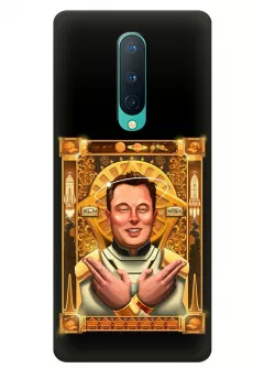 Чехол для OnePlus 8 - Икона Илон Маск