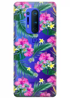 Чехол для OnePlus 8 Pro - Тропические цветы