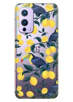 Чехол на OnePlus 9 - Туканы и лимоны