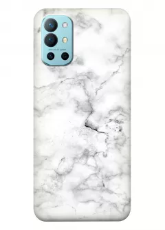 Чехол на OnePlus 9R - Белый мрамор