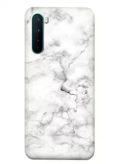 Чехол для OnePlus Nord - Белый мрамор