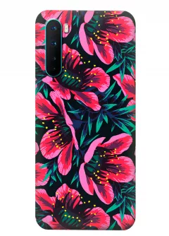 Прозрачный чехол для OnePlus Nord - Цветочки