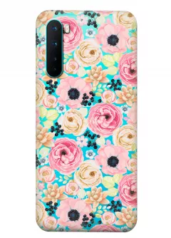 Прозрачный чехол для OnePlus Nord - Букеты цветов