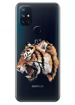 Чехол для OnePlus Nord N10 - Тигр