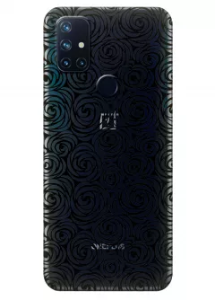 Чехол для OnePlus Nord N10 - Черные узоры