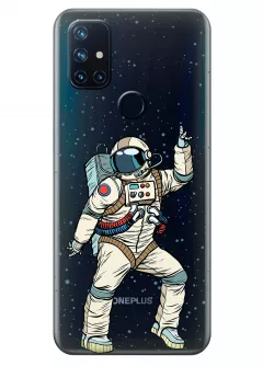 Чехол для OnePlus Nord N10 - Веселый космонавт