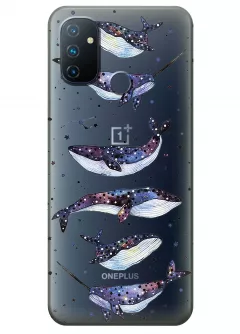 Чехол для OnePlus Nord N100 - Киты единороги