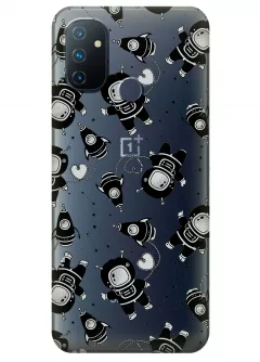 Чехол для OnePlus Nord N100 - Маленькие космонавты
