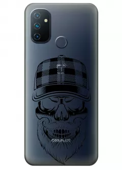 Чехол для OnePlus Nord N100 - Бородатый череп