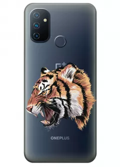 Чехол для OnePlus Nord N100 - Тигр