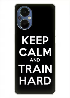 OnePlus Nord N20 5G спортивный защитный чехол - Keep Calm and Train Hard