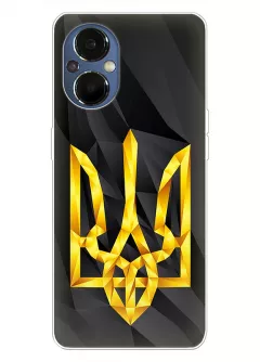 Чехол на OnePlus Nord N20 5G с геометрическим гербом Украины