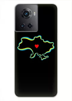 Чехол на OnePlus Ace для патриотов Украины - Love Ukraine