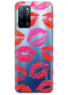Чехол для OPPO A55 5G - Поцелуи