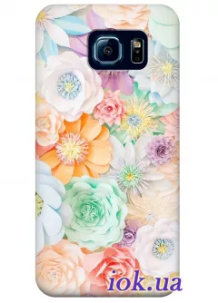Чехол для Galaxy S6 - Цветы