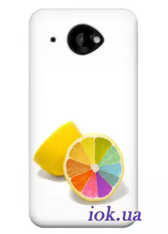 Чехол для HTC Desire 601 - Веселый лимончик 