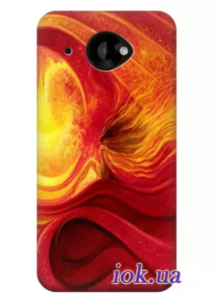 Чехол для HTC Desire 601 - Огненная страсть 