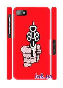 Чехол для Blackberry Z10 - Любовный пистолет