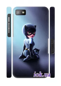 Чехол для Blackberry Z10 - Женщина-кошка