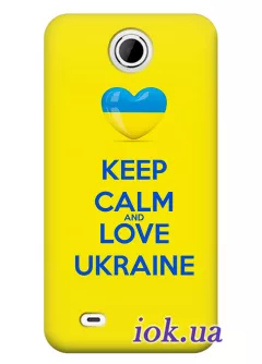 Чехол для HTC Desire 300 - Love Ukraine 