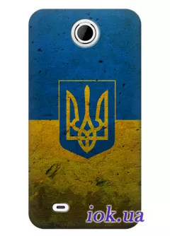 Чехол для HTC Desire 300 - Украинский флаг