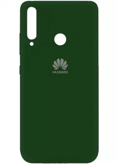 Чехол Silicone Cover My Color Full Protective (A) для Huawei P40 Lite E / Y7p (2020), Зеленый / Dark green