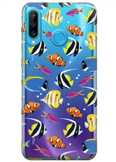 Чехол для Huawei P30 Lite - Bright fish