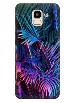 Чехол для Galaxy J6 - Palm leaves