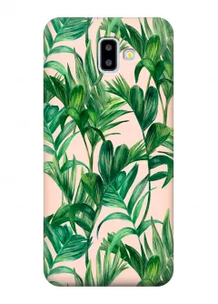 Чехол для Galaxy J6 Plus 2018 - Пальмовые ветки